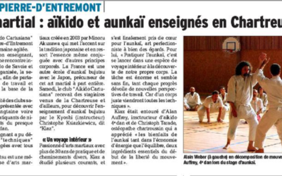 Aunkai: retour sur le stage dans la Chartreuse.